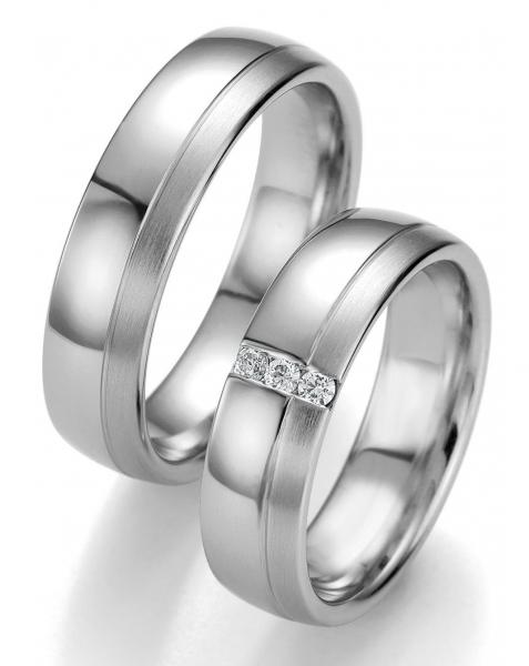 Breuning Trauringe Platin DR 090620 / HR 090630