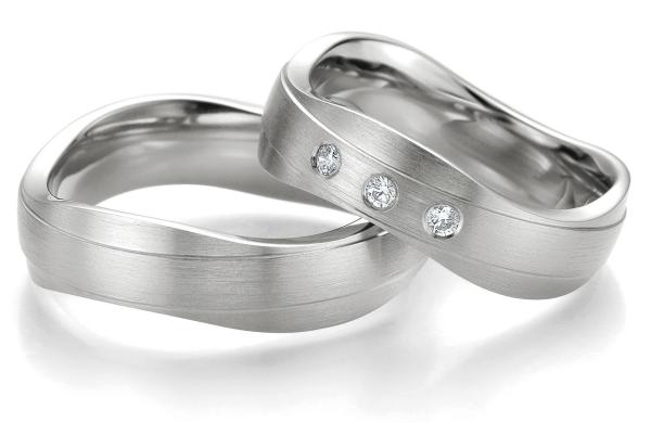 Breuning Trauringe Platin DR 090640 / HR 090650