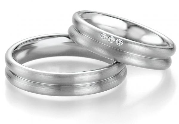 Breuning Trauringe Platin DR 090660 / HR 090670