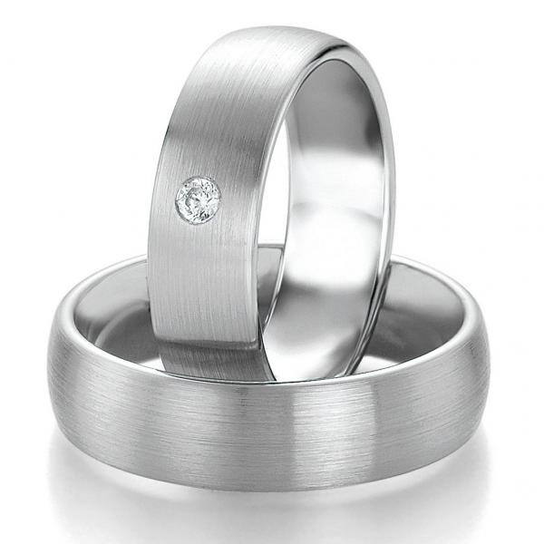 Breuning Trauringe Platin DR 090680 / HR 090690