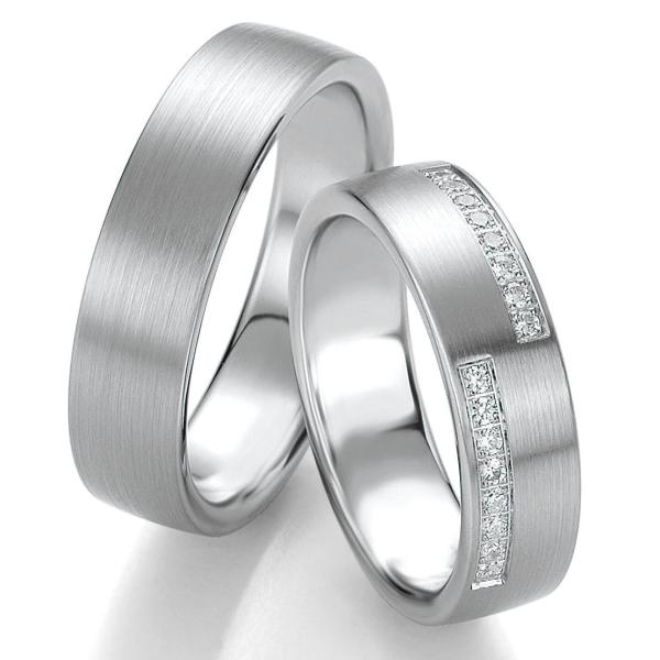 Breuning Trauringe Platin DR 090700 / HR 090710