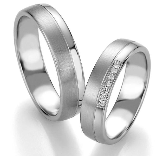 Breuning Trauringe Platin DR 090720 / HR 090730