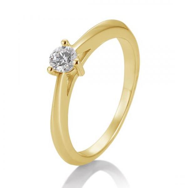 Breuning Verlobungsring 3er Krappe Brillant 0,25 ct. 41866240