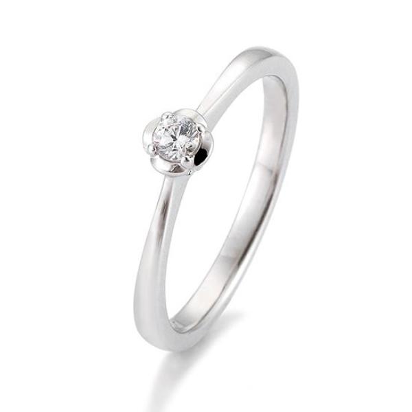 Breuning Verlobungsring Rose Brillant 0,10 ct. 41059510