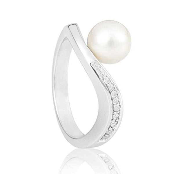 Breuning Ring - Chin. Zuchtperle/Brillant 0,076 Ct. w/si 4103687