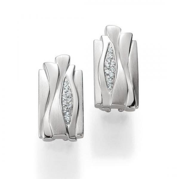 Breuning Ohrschmuck - E.Safir Weiss 2036680