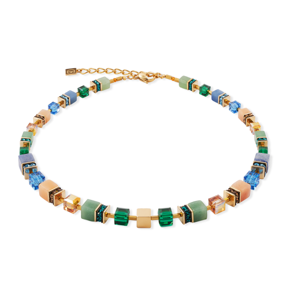 Coeur de Lion Collier Grün-Blau-Peach 3039/10-0551