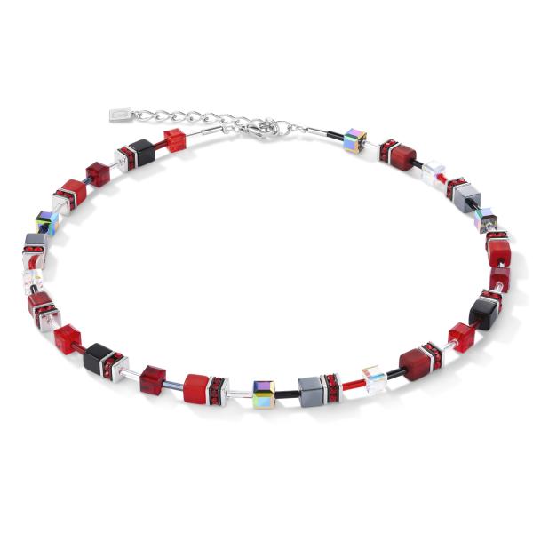 Coeur de Lion Collier Rot-Grau 4014/10-0312