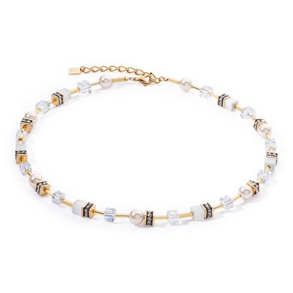 Coeur de Lion Collier Weiß-Gold 4081/10-1416