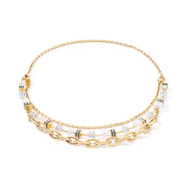 Coeur de Lion Collier Weiß-Gold 4523/10-1416
