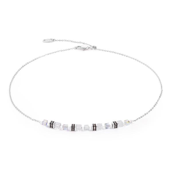 Coeur de Lion Collier Weiß-Silber 5076/10-1417