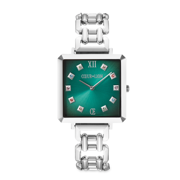 Coeur de Lion Uhr Silber-Grün 7630/74-1705
