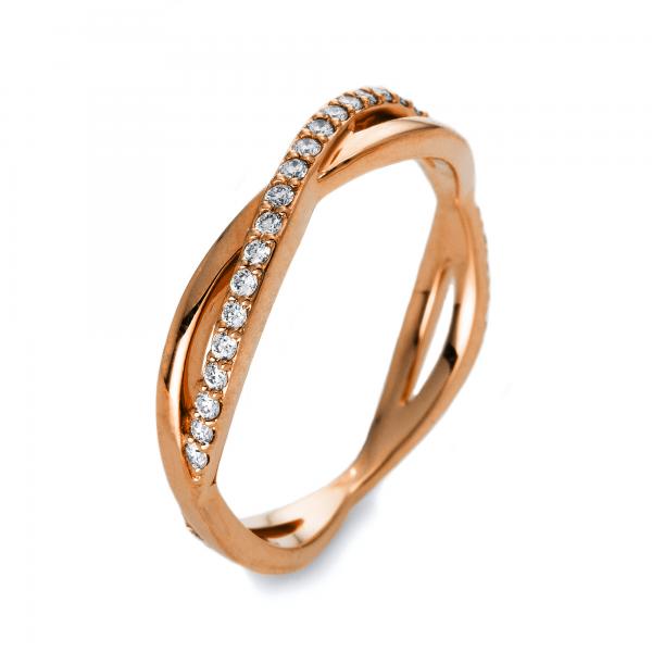 Diamant Ring 750er Rotgold 1A169R854-2 