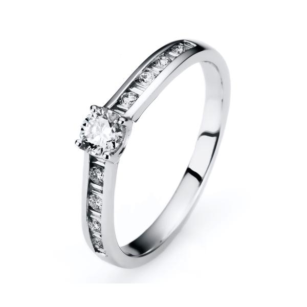 Diamant Ring 4er-Krappe 585er Weißgold 1A309W453-1 