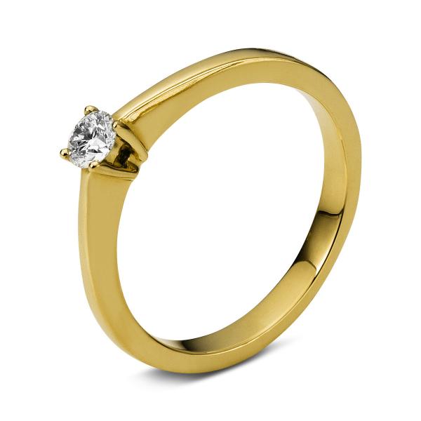 Diamant Ring 4er-Krappe 750er Gelbgold 1B949G853-1 