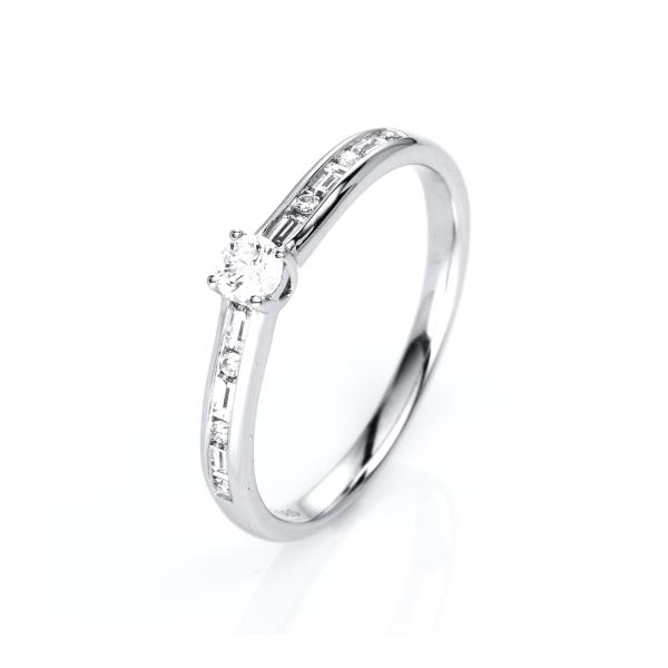 Diamant Ring 4er-Krappe 585er Weißgold 1C520W454-1 