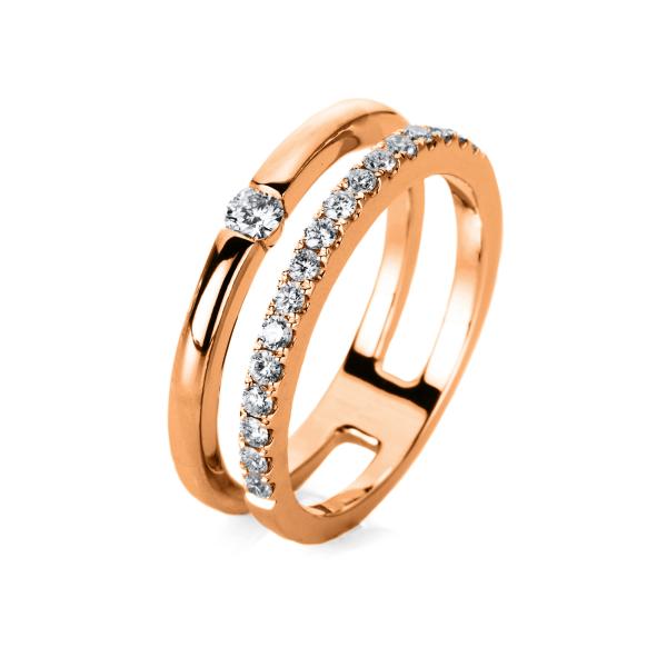 Diamant Ring 750er Rotgold 1D651R854-2 
