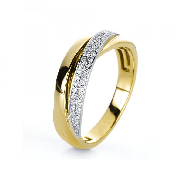 Diamant Ring 585er Gelbgold / Weißgold 1G884GW458-3 