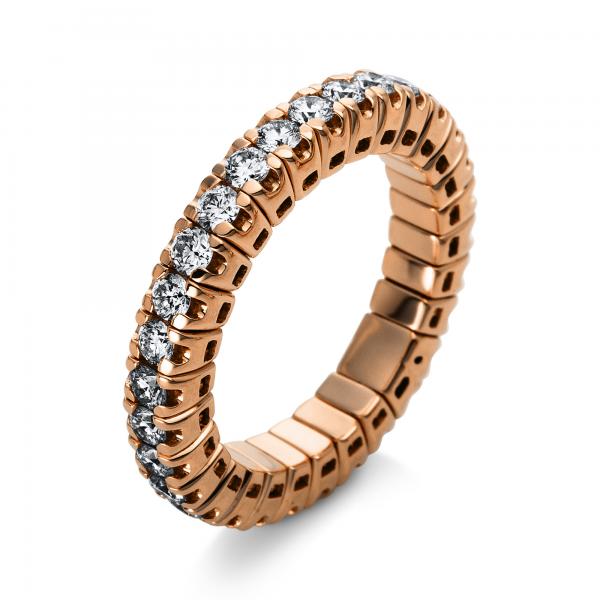 Diamant Ring 4er-Krappe 585er Rotgold 1J195R454-1 