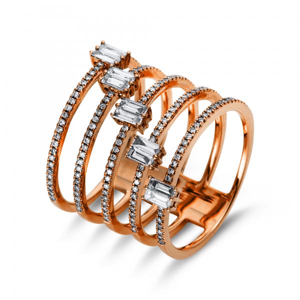 Diamant Ring 750er Rotgold 1J841R853-2 