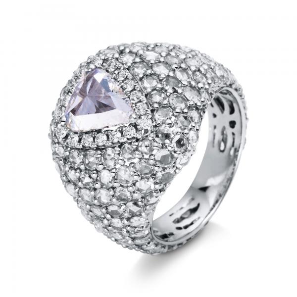 Diamant Ring 3er-Krappe 750er Weißgold 1M306W853-1 