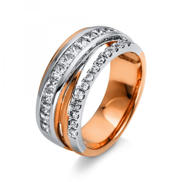 Diamant Ring 750er Weißgold / Rotgold 1M322WR853-1 
