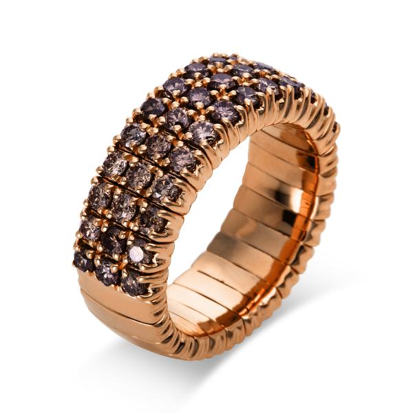 Diamant Ring 4er-Krappe 750er Rotgold 1N664R848-1 