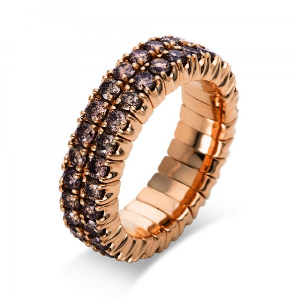 Diamant Ring 4er-Krappe 750er Rotgold 1N665R853-3 