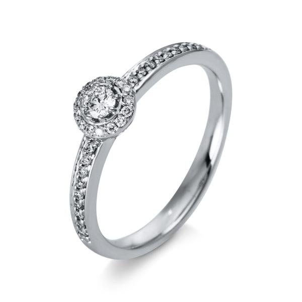 Diamant Ring 585er Weißgold 1Q214W453-1 