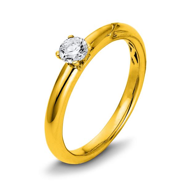 Diamant Ring 585er Gelbgold 1Q421G455-1 