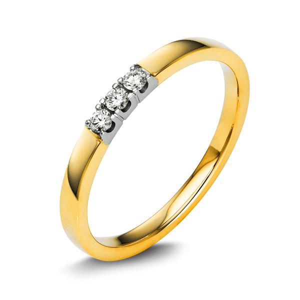 Diamant Ring 750er Gelbgold / Weißgold 1Q601GW853-1 
