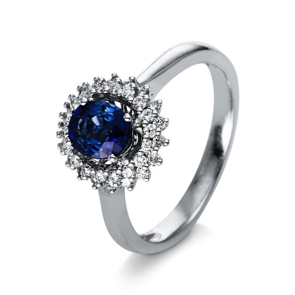 Diamant Ring 4er-Krappe 750er Weißgold 1R172W853-1 