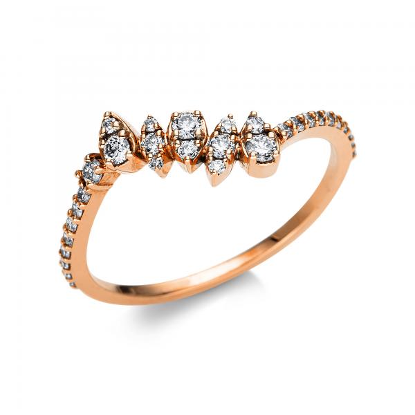 Diamant Ring 750er Rotgold 1U158R855-1 