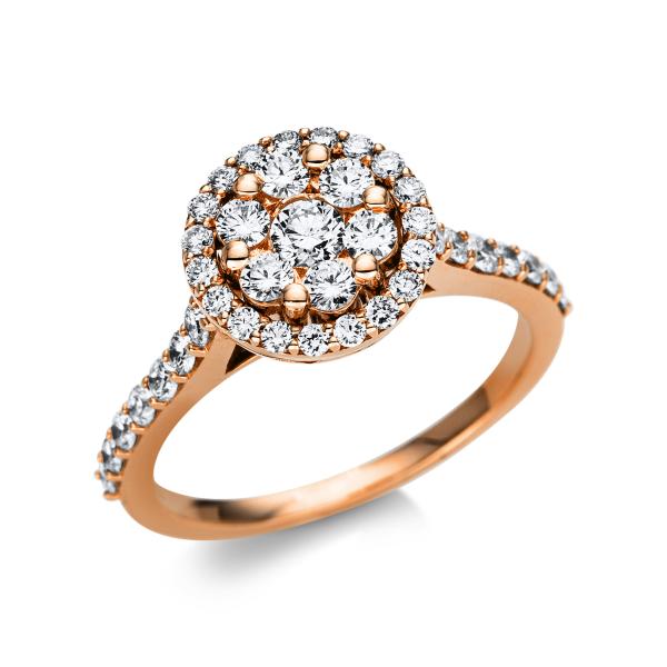 Diamant Ring 750er Rotgold 1U159R852-1 