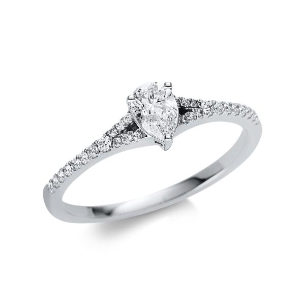 Diamant Ring 3er-Krappe 750er Weißgold 1U484W854-3 