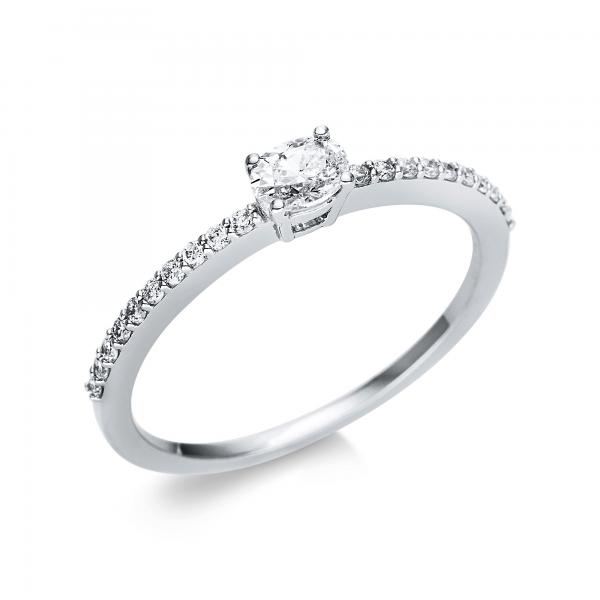 Diamant Ring 4er-Krappe 750er Weißgold 1U630W854-4 