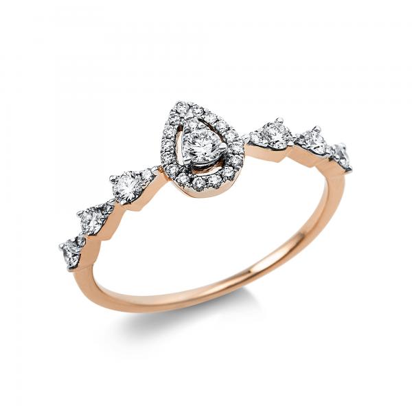Diamant Ring 750er Rotgold 1V411R854-1 