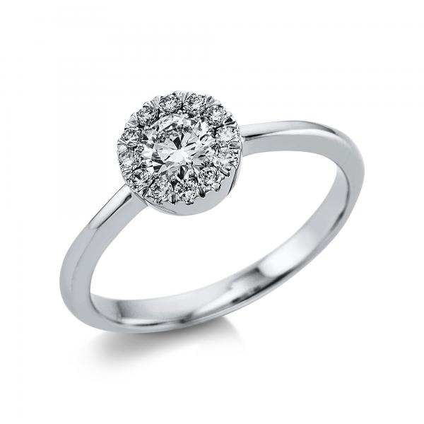 Diamant Ring 4er-Krappe 585er Weißgold 1W239W454-1 
