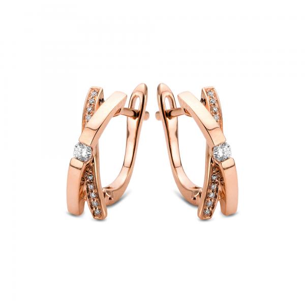 Diamant Ohrschmuck 750er Rotgold 2A475R8-1 