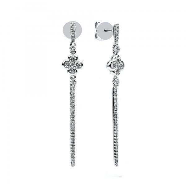 Diamant Ohrschmuck 750er Weißgold 2B781W8-2 