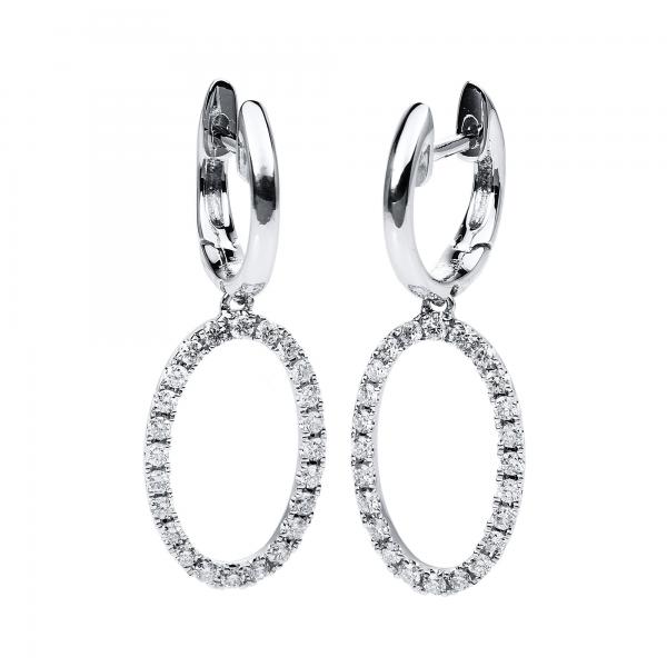 Diamant Ohrschmuck 750er Weißgold 2C109W8-1 