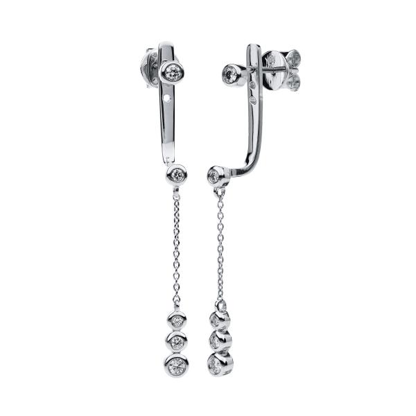 Diamant Ohrschmuck 750er Weißgold 2C530W8-1 