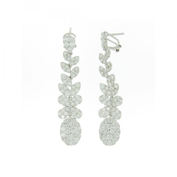 Diamant Ohrschmuck 750er Weißgold 2E065W8-1 