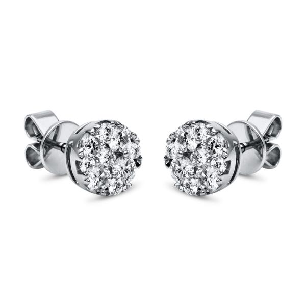Diamant Ohrstecker 750er Weißgold 2E775W8-3 