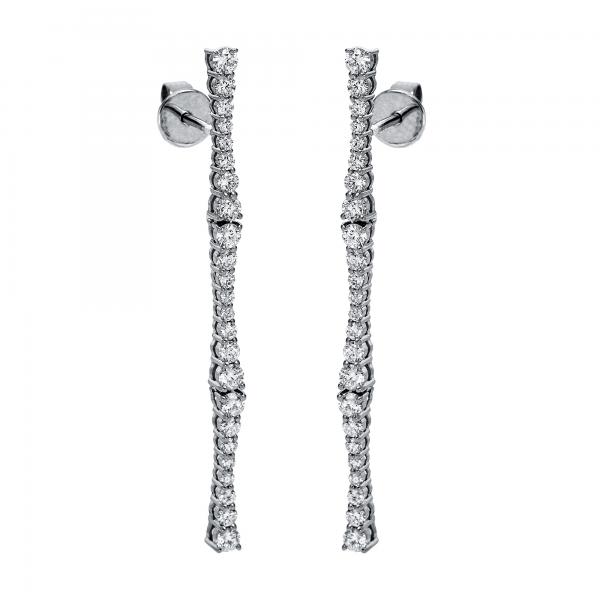 Diamant Ohrschmuck 750er Weißgold 2G575W8-2 