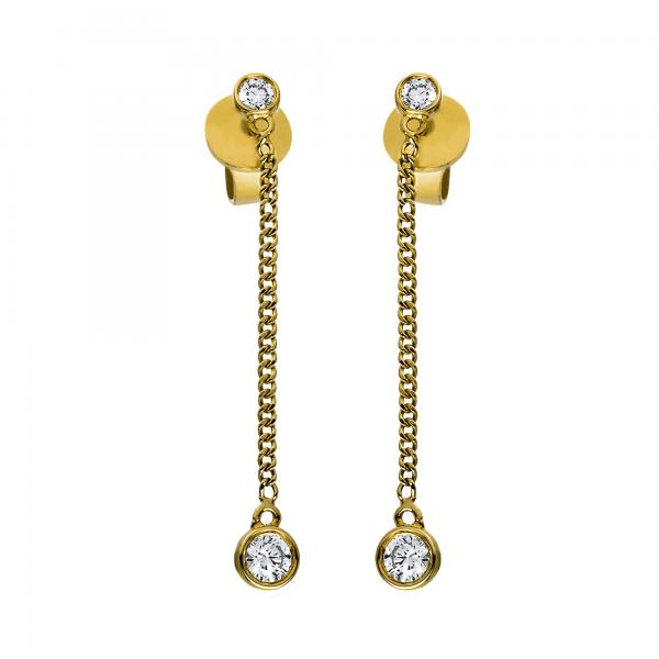 Diamant Ohrschmuck 585er Gelbgold 2G810G4-1 