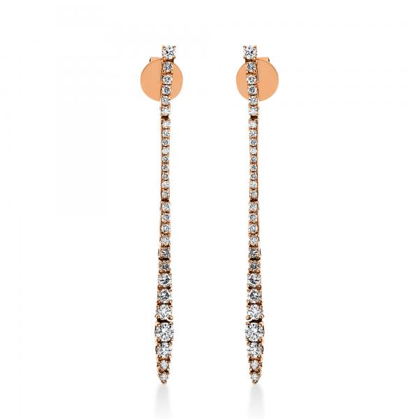 Diamant Ohrschmuck 750er Rotgold 2H036R8-2 