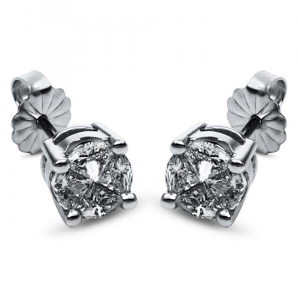 Diamant Ohrstecker 585er Weißgold 2H563W4-1 