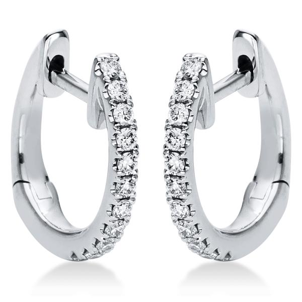 Diamant Creolen 750er Weißgold 2H893W8-1 