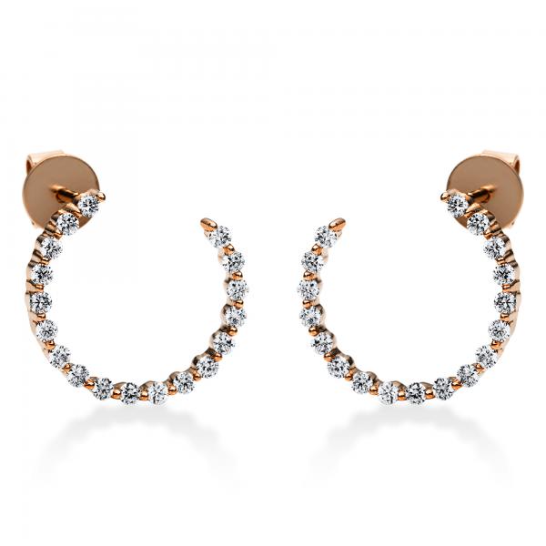 Diamant Ohrschmuck 750er Rotgold 2I201R8-1 